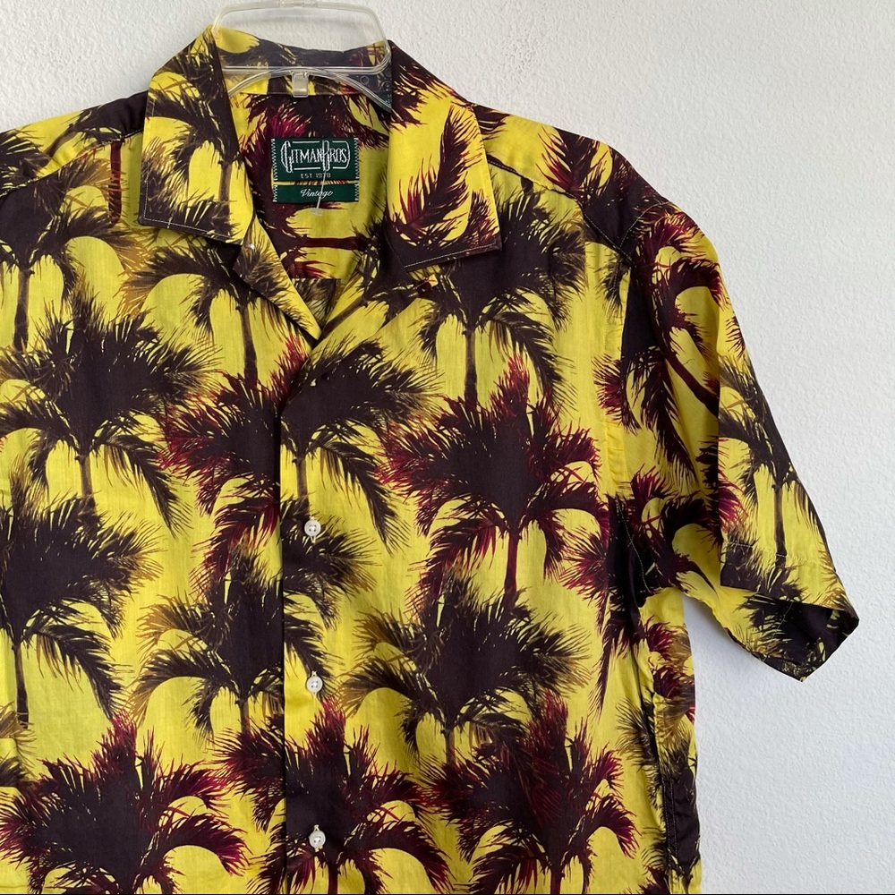 Gitman Bros Vintage Short Sleeve Palm Button Up - Picture 1 of 6